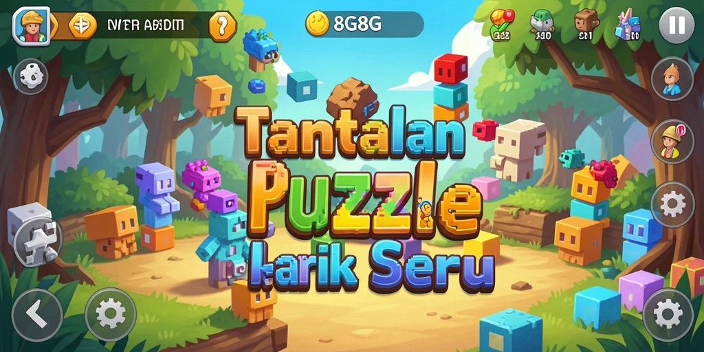 Tangkapan layar dari gameplay <strong>8G8G</strong>, menampilkan tantangan puzzle yang menarik.