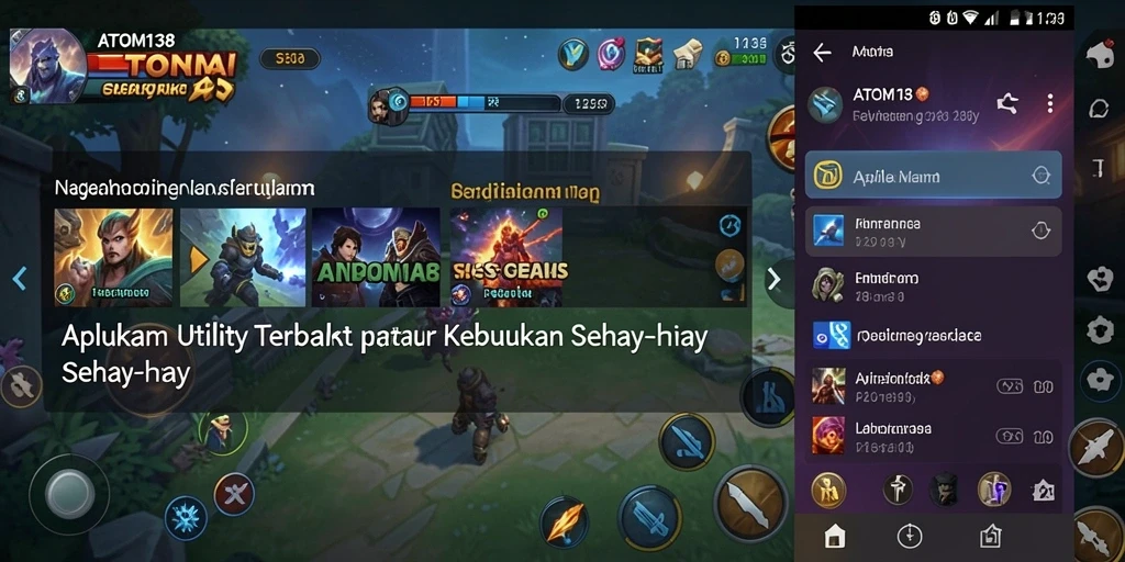 Tampilan antarmuka ATOM138 yang intuitif dan fungsional.