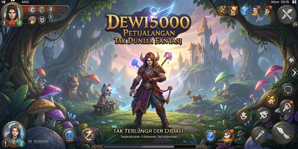 Tampilan gameplay DEWI5000 yang menarik dan penuh aksi.