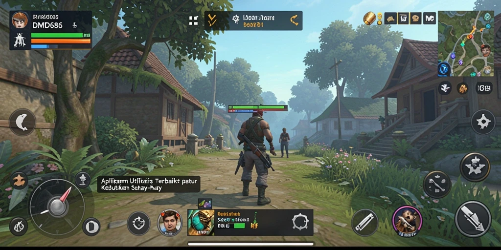 Tampilan screenshot utama DMD686 menampilkan fitur utilitas yang menarik.