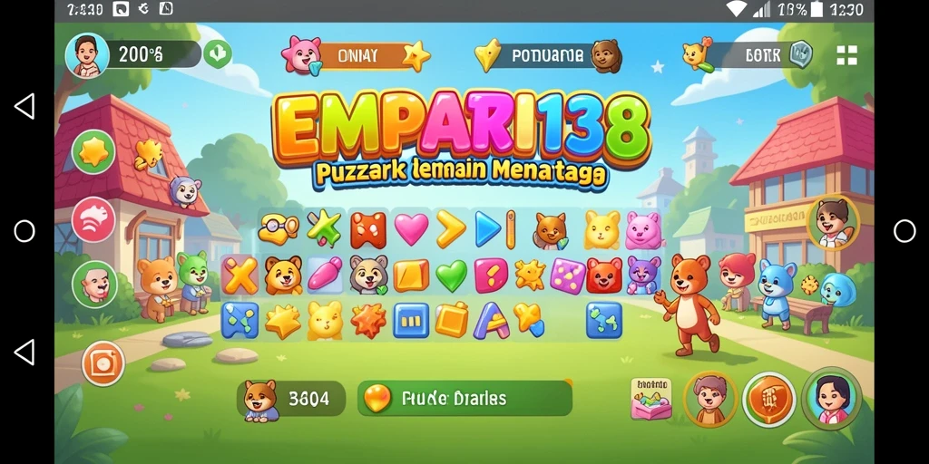 Screenshot gameplay <strong>EMPATI138</strong> yang menunjukkan tantangan Puzzle.
