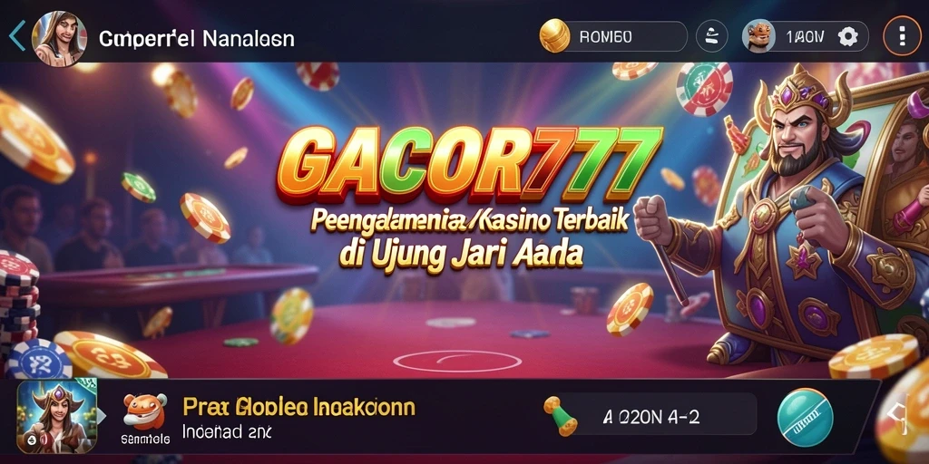 Tampilan menarik dan gameplay seru dari GACOR777.