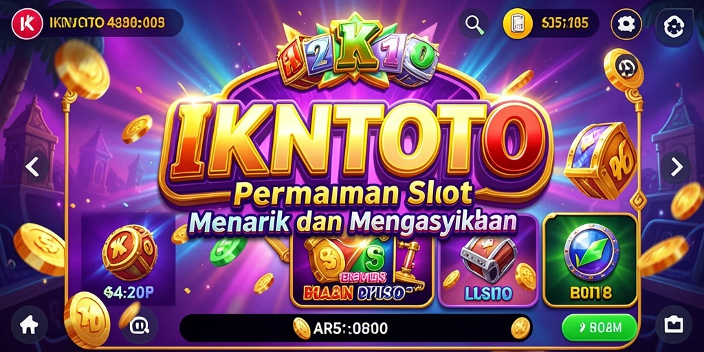 Screenshot gameplay IKNTOTO menampilkan momen seru saat bermain slot.