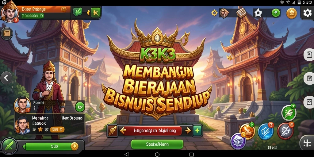 Tangkapan layar K3K3 menampilkan antarmuka pengelolaan bisnis yang menarik.