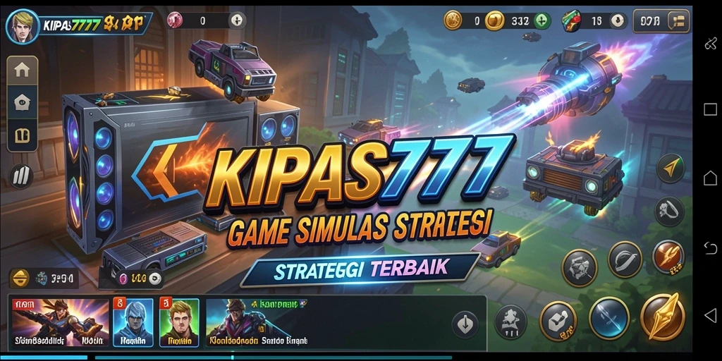 Tampilan gameplay SLG yang mendebarkan dalam KIPAS777.