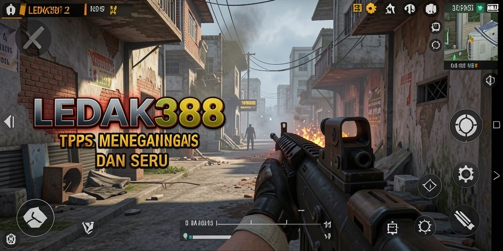 Gameplay seru di <strong>LEDAK388</strong> dengan aksi menembak yang intens.