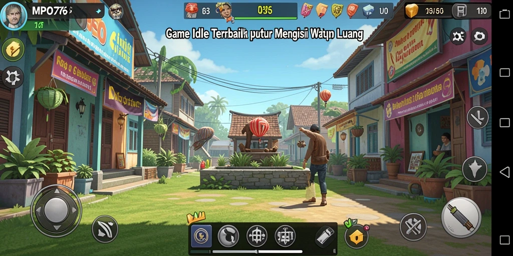 Screenshot MPO76 menampilkan gameplay seru dan strategi Idle yang menarik.