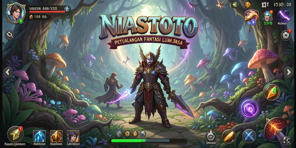 Tampilan gameplay RPG yang mengasyikkan dari NIASTOTO.